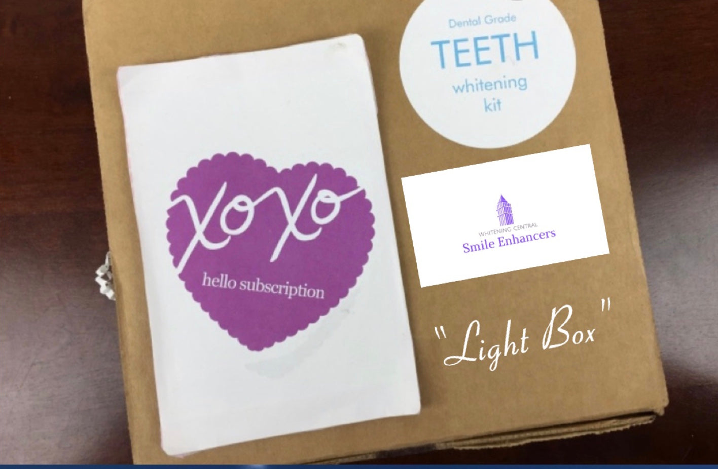 Smile Enhancer Oral Care Subscription Box.